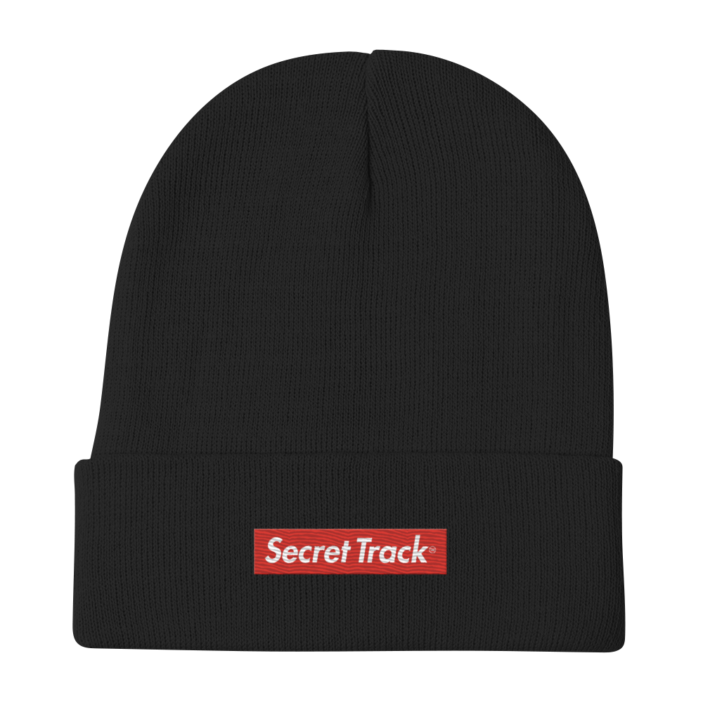 Secret Track Embroidered Beanie