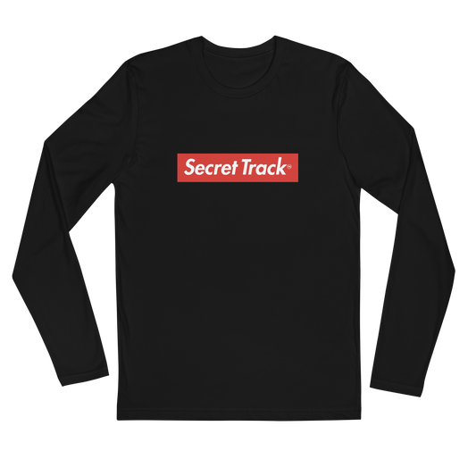 Secret Track Long Sleeve Fitted Crew