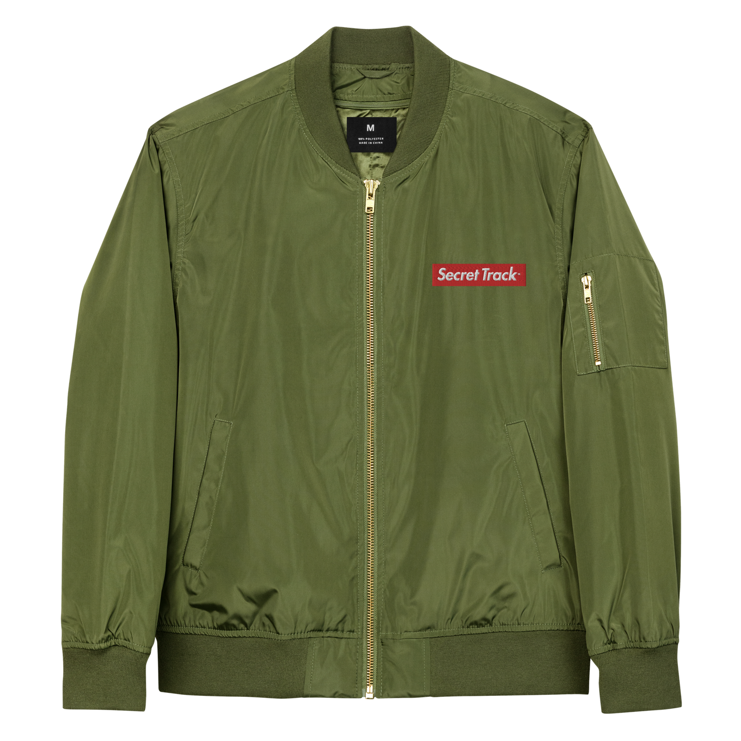 Secret Track Premium recycled bomber jacket