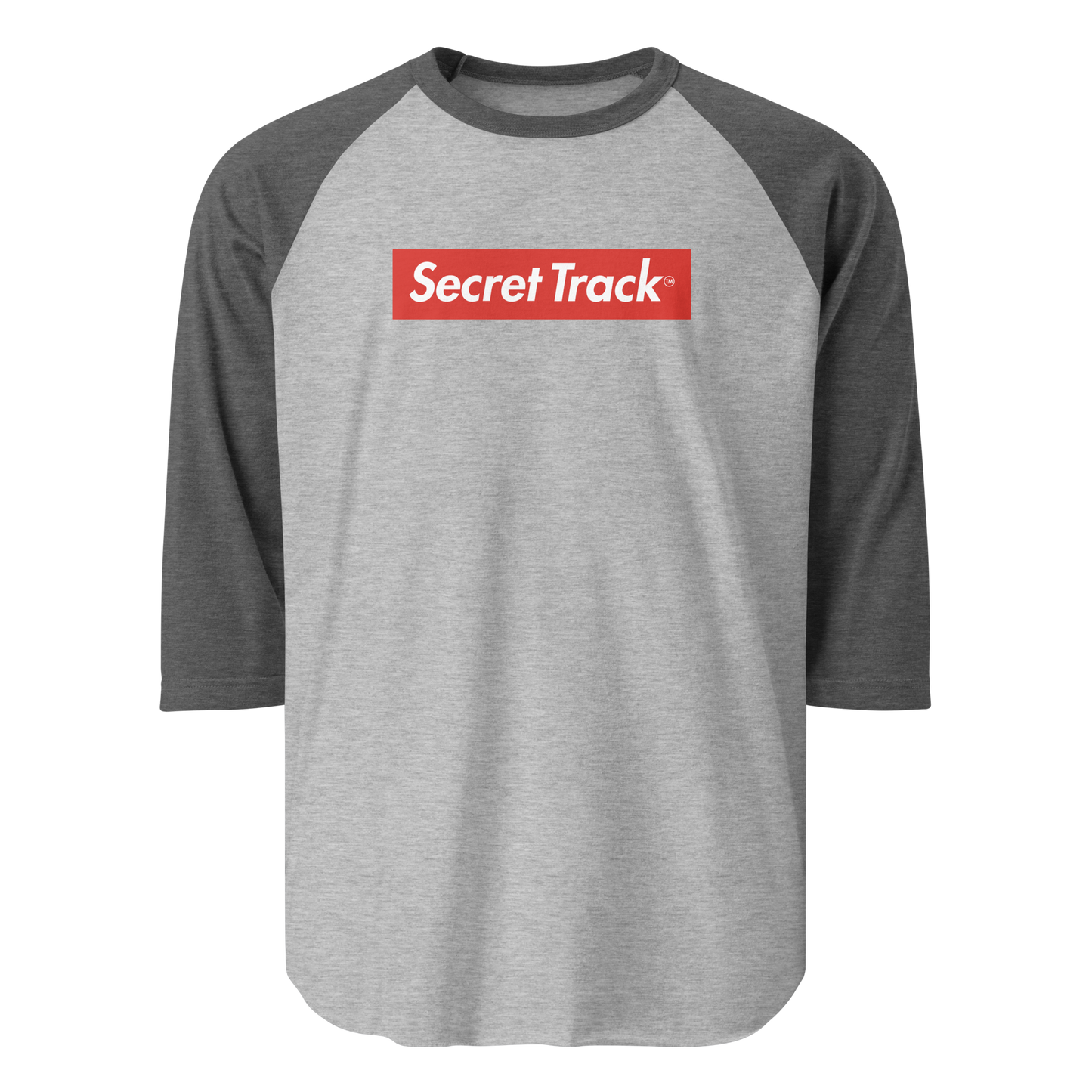 Secret Track 3/4 sleeve raglan shirt