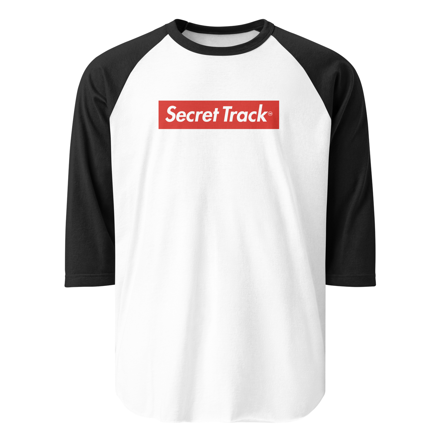 Secret Track 3/4 sleeve raglan shirt